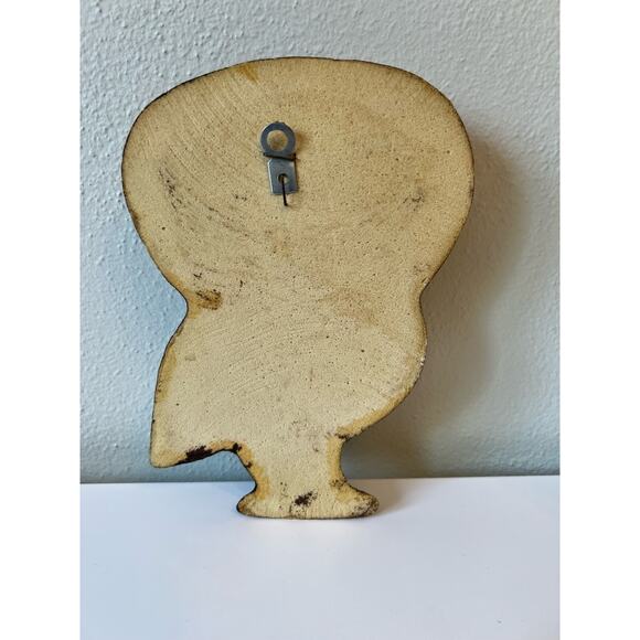 Vintage Owl MCM 1970s Home Wall Art Country Farm Cabin Rustic 1pc - Picture 2 of 4